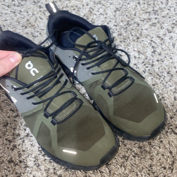 〽️ Cloud 5 Waterproof Olive greenn waterproof On Cloud tennis shoes! - Picture 9 of 9
